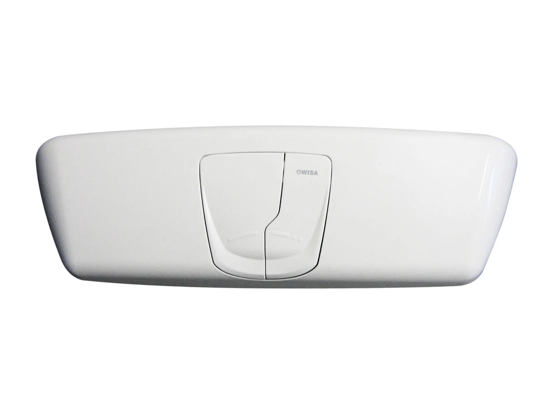 FEDÉL MŰKÖDTETŐ NYOMÓGOMBBAL, CRYSTAL DUO, fehér