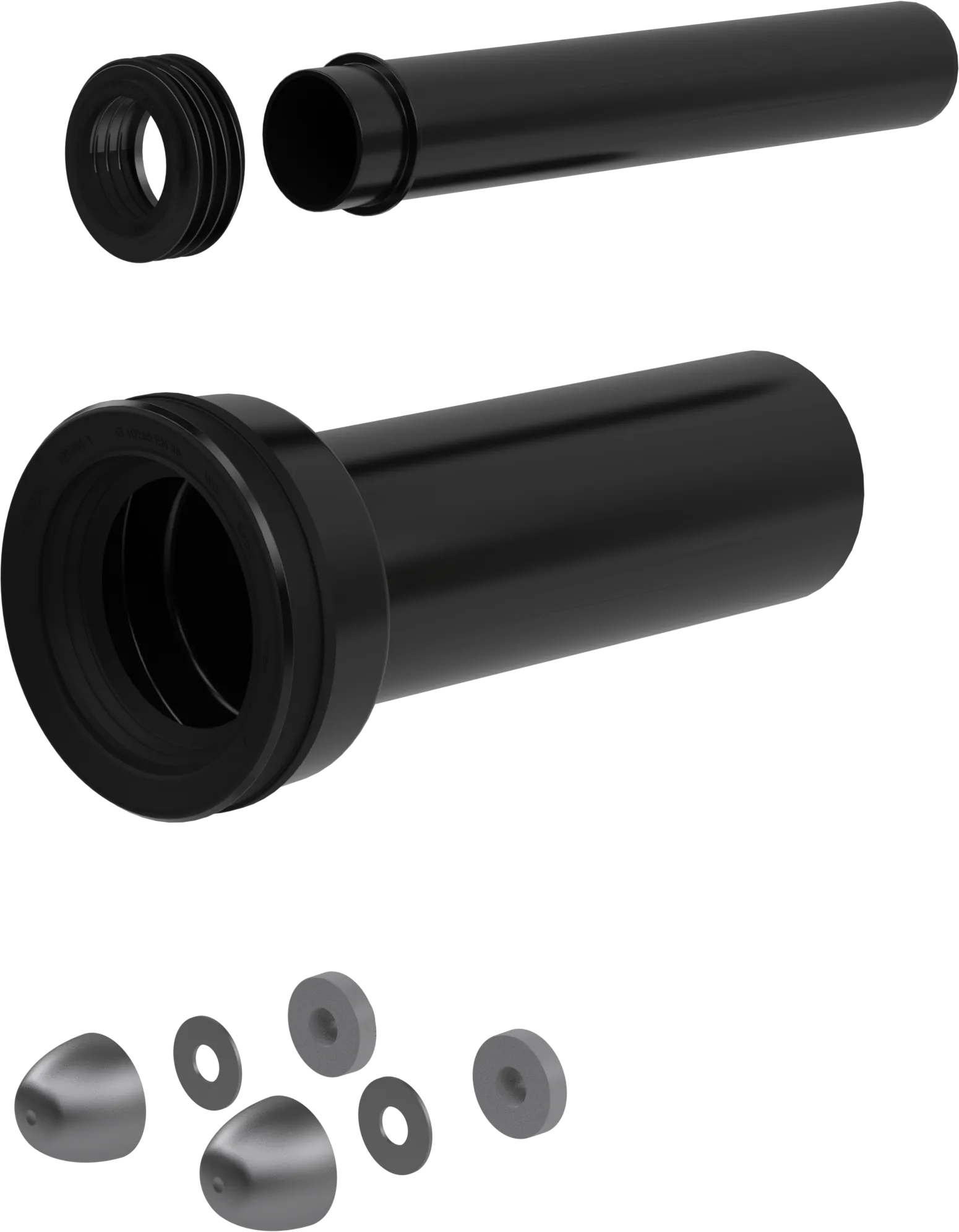 EXTRA HOSSZÚ WC CSATLAKOZÓ KÉSZLET, L = 300 mm