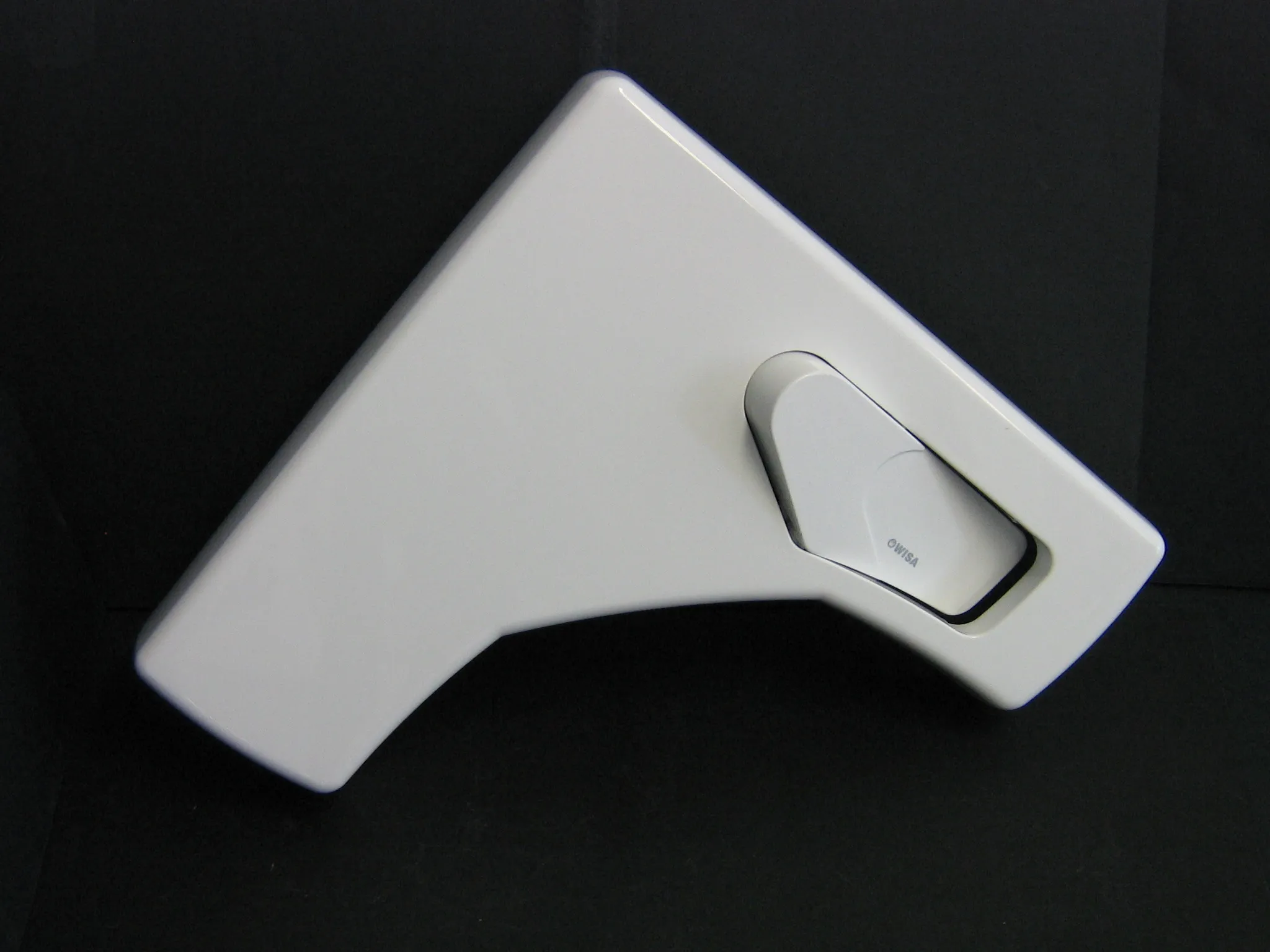 FEDÉL MŰKÖDTETŐ NYOMÓGOMBBAL, ÖBLITŐTARTÁLY LINEA, fehér