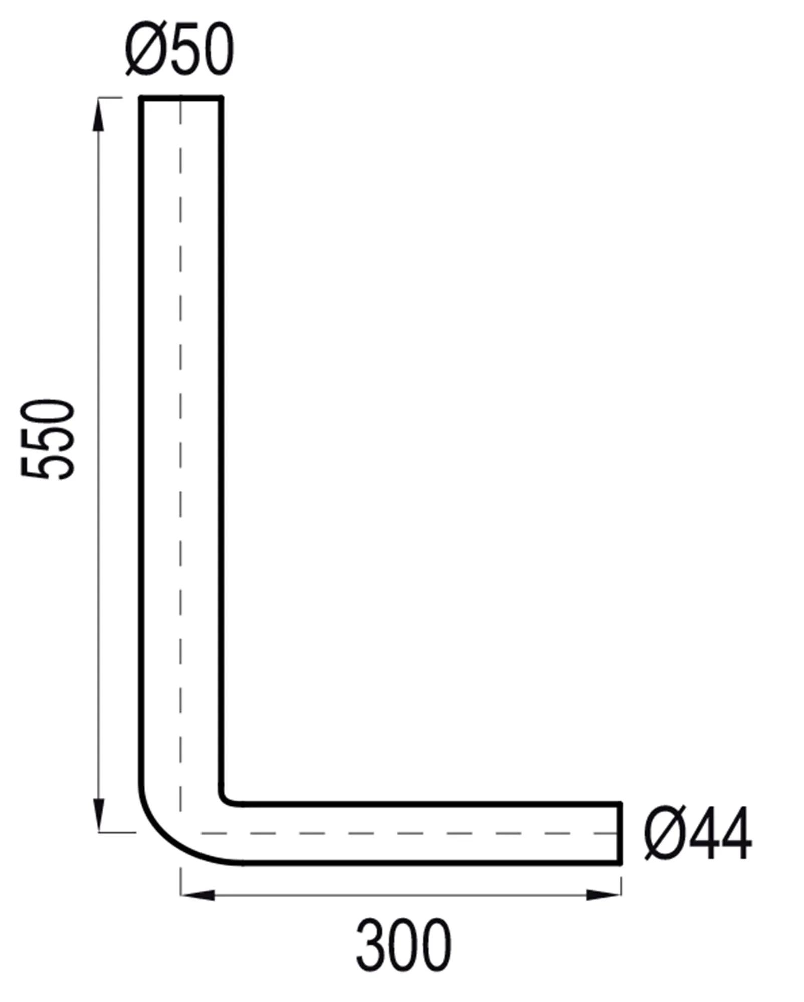 ÖBLÍTŐÍV 550 x 300 mm, fehér