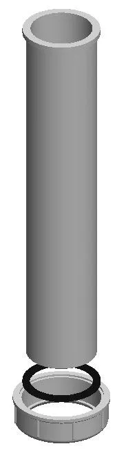 CSŐ SZEGÉLLYEL Ø 40 mm