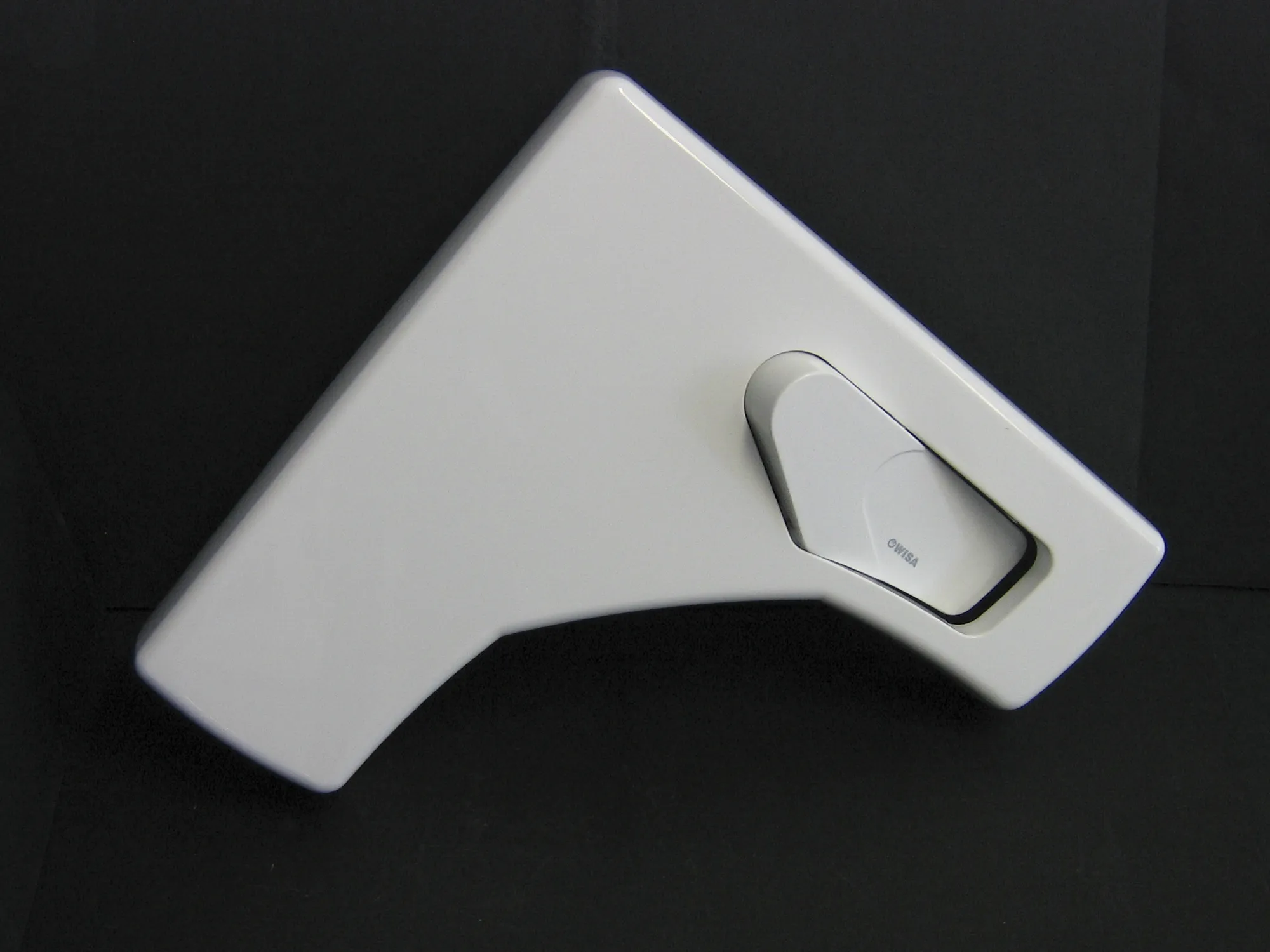 FEDÉL MŰKÖDTETŐ NYOMÓGOMBBAL, ÖBLITŐTARTÁLY LINEA, fehér