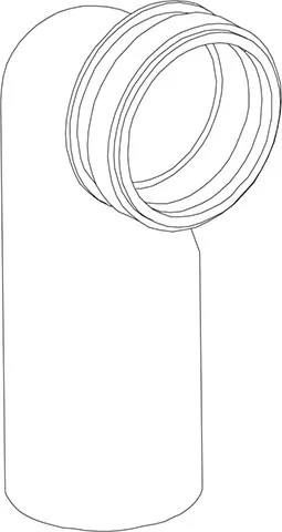 SZENNYVÍZCSŐ PE 90 x 90 mm